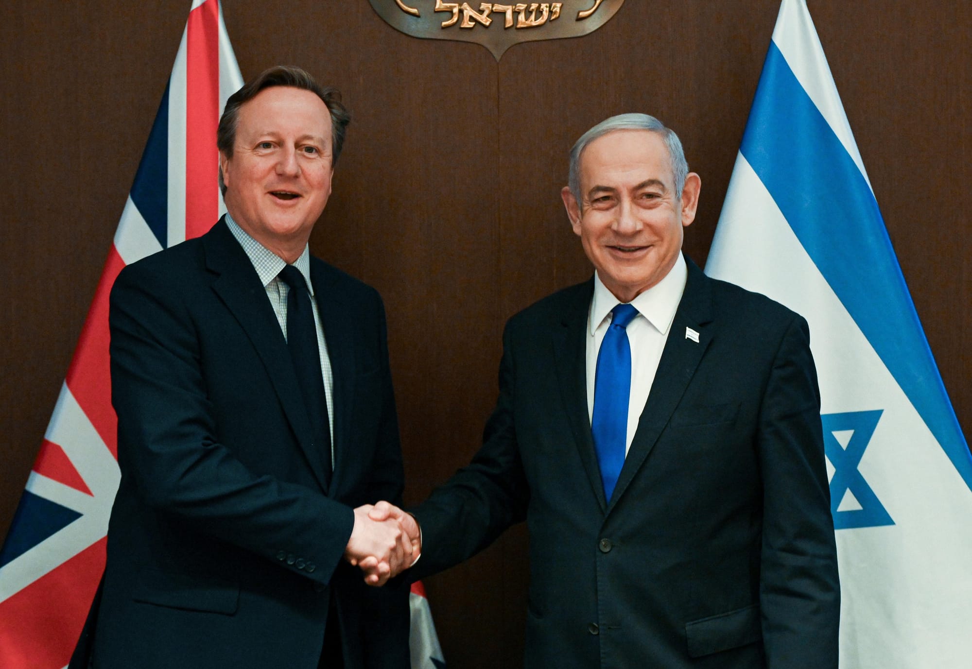 Netanyahu Meets with British and German Foreign Ministers, Discusses Self-Defense and Humanitarian Efforts in Gaza