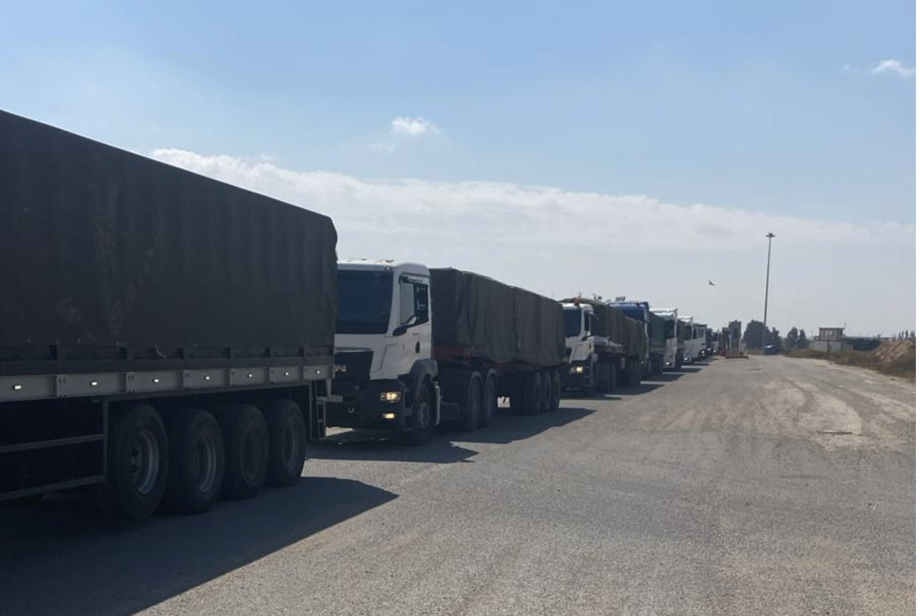 IDF facilitates unprecedented Humanitarian Aid Truck entries to Gaza Strip