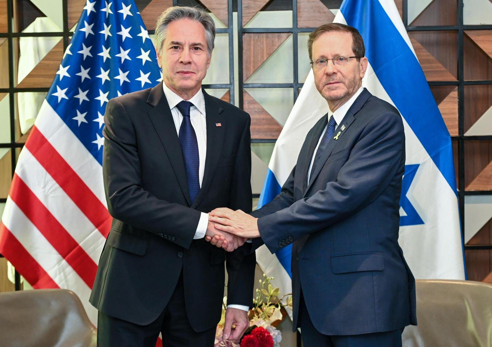 President Herzog Discusses ICC Challenges with Secretary Blinken Amidst Middle East Conflict